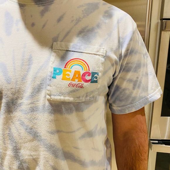 Coca Cola 1971 The Unity Collection Tie Dye T Shirt - Picture 2 of 5